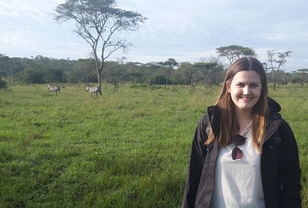 Uganda Individualreise - Uganda for family individuell - Fuß-Pirsch im Mburo Nationalpark zu Zebras