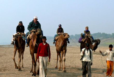 Indien mit Kindern - Kamelreiten
