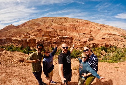 Marokko mit Kindern - Marokko mit Kindern Urlaub - Familie in Ait Ben Haddou