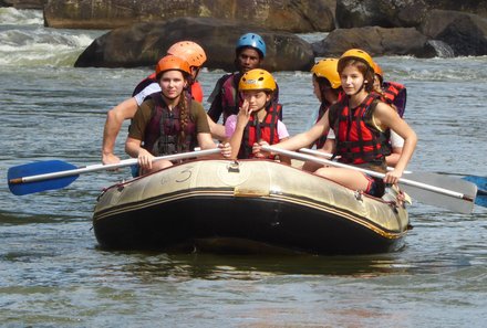 Sri Lanka mit Jugendlichen - Sri Lanka Family & Teens - Gruppe beim Rafting