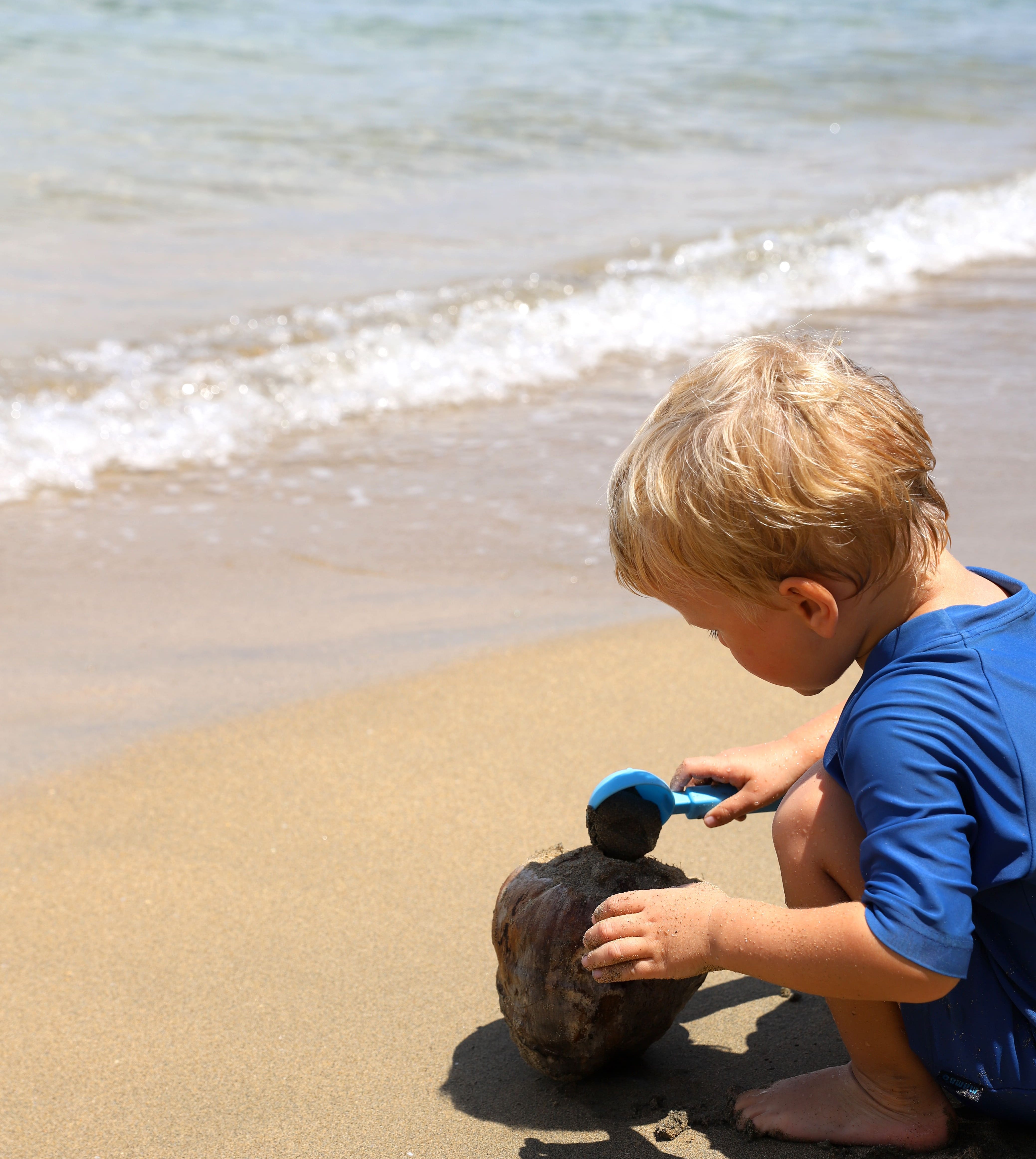 Reisen mit Baby - Fernreise mit Baby - Reise Elternzeit - Kind am Strand - Costa Rica