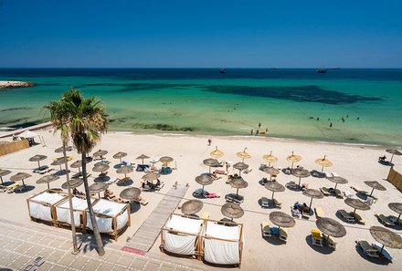 Tunesien for family - Sousse - Hotel Sousse Palace - Strand