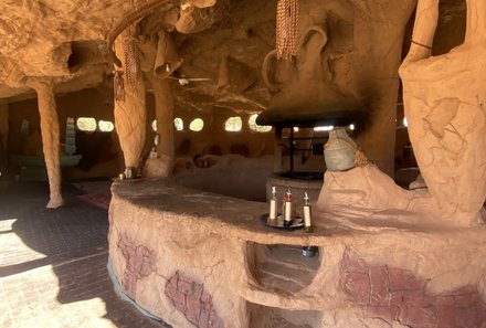 Jordanien Rundreise mit Kindern - Jordanien for family - Wadi Rum Captains Camp - Küche