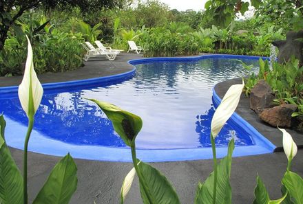 Costa Rica mit Kleinkind - Costa Rica Mietwagenreise mit Kindern - Maquenque Eco Lodge Pool