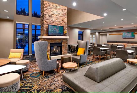 USA Südwesten mit Kindern - USA for family individuell - Kalifornien, Nationalparks & Las Vegas - Los Angeles - Residence Inn Marriott Manhattan Beach - Lobby