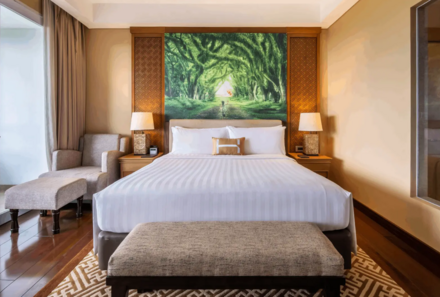 Bali for family - Bali Familienreise mit Kindern - Homm Saranam Bett