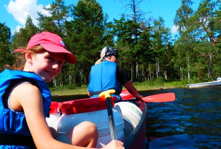 Familienurlaub Schweden - Schweden for family - Kanutour