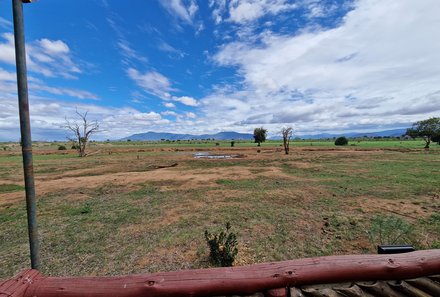 Kenia Familienreise - Kenia Family & Teens -  Tsavo Ost Nationalpark - Ashnil Aruba Lodge - Aussicht