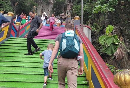 Familienurlaub Malaysia & Borneo - Malaysia & Borneo for family individuell - Kuala Lumpur Batu Höhlen mit Kleinkind