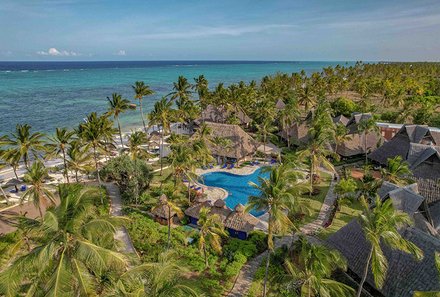 Serengeti mit Kindern individuell - Tansania for family deluxe - Sansibar Strandverlängerung - Breezes Beach Club & Spa - Resortanlage