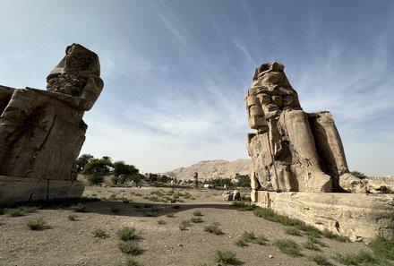 Familienreise Ägypten - Ägypten for family - Memnon-Kolosse