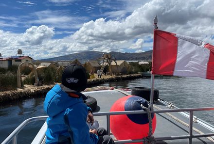 Peru Familienreise - Peru Teens on Tour - Kinder - Titicacasee - Bootstour