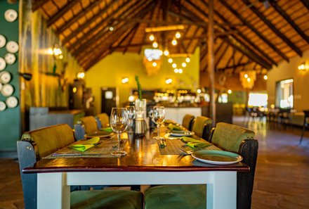 Namibia for family - Namib Desert Lodge - Essensbereich