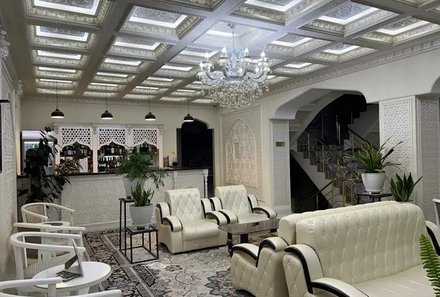 Usbekistan Rundreise - Samarkand - Hotel Ideal - Lobby