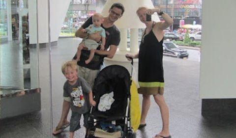 Fernreisen mit Kindern - Familie Hibbel in Bangkok
