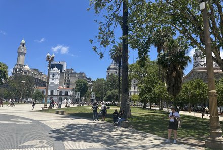 Patagonien mit Jugendlichen - Wandern mit Kindern in Argentinien und Chile - Buenos Aires Park und Platz