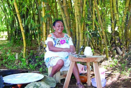 Mexiko Familienreise - Hacienda Sotuta de Peon Frau