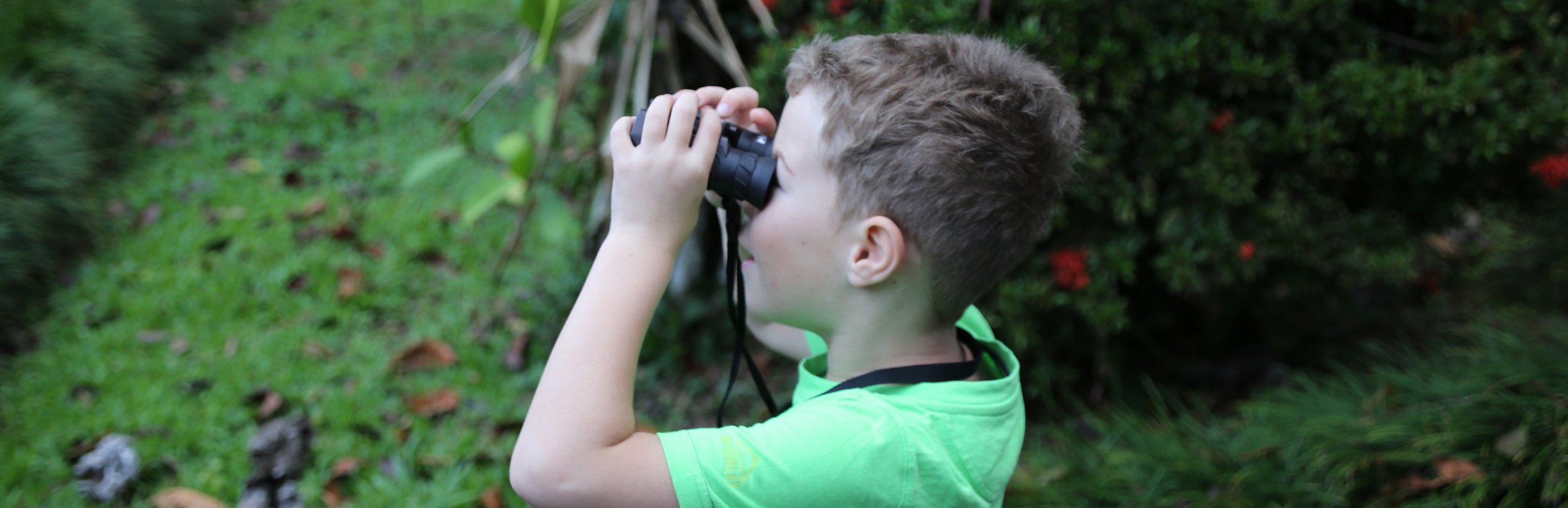 Costa Rica Familienreise - Kind im Regenwald