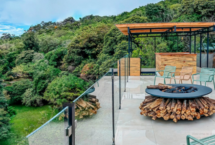 Costa Rica mit Kleinkindern - Monteverde - Cloud Forest Lodge - Dachterrasse