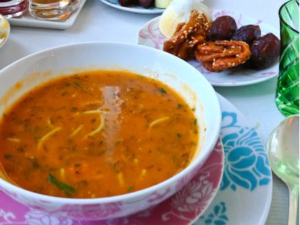 Marokko mit Kindern - Harira Suppe