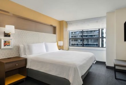 Ostkanada for family - Ostkanada Familienreise mit Kindern - Holiday Inn Toronto Downtown Centre - Bett