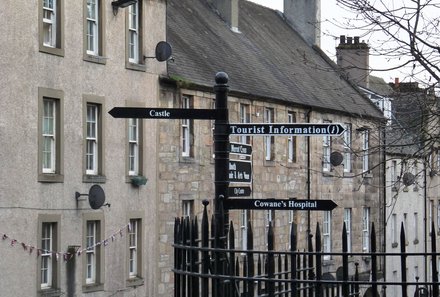 Schottland Familienreise - Schottland mit Kindern - Stirling Gasse