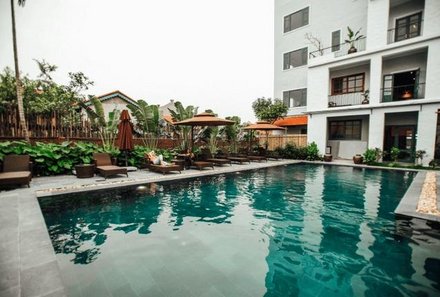 Vietnam for family individuell - Le Clos Du Fil Hotel - Pool