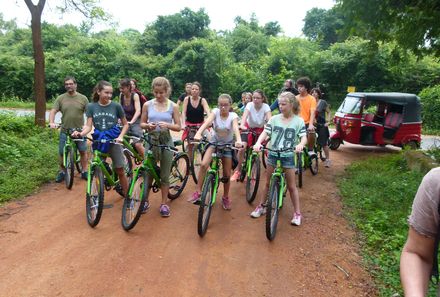 Asien mit Kindern - Sri Lanka for family - Radtour