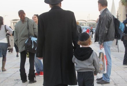 Israel mit Kindern - Israel Teens on Tour - Vater und Sohn in Jerusalem