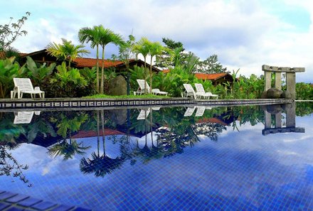 Familienurlaub Costa Rica - Costa Rica Abenteuer Regenwald und Karibik - La Fortuna - Casa Luna Hotel - Pool