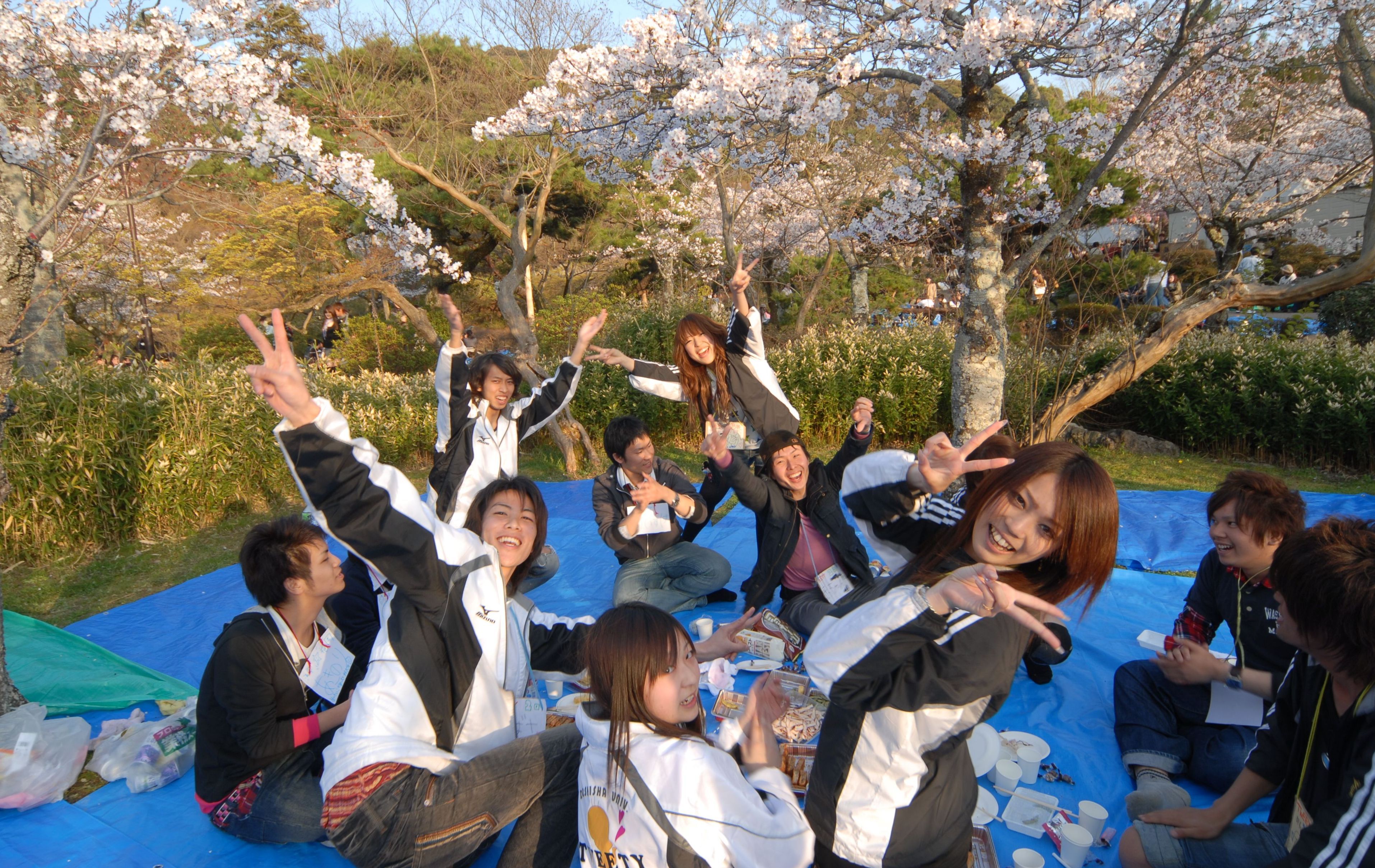 Japan mit Kindern - Picknick im Park