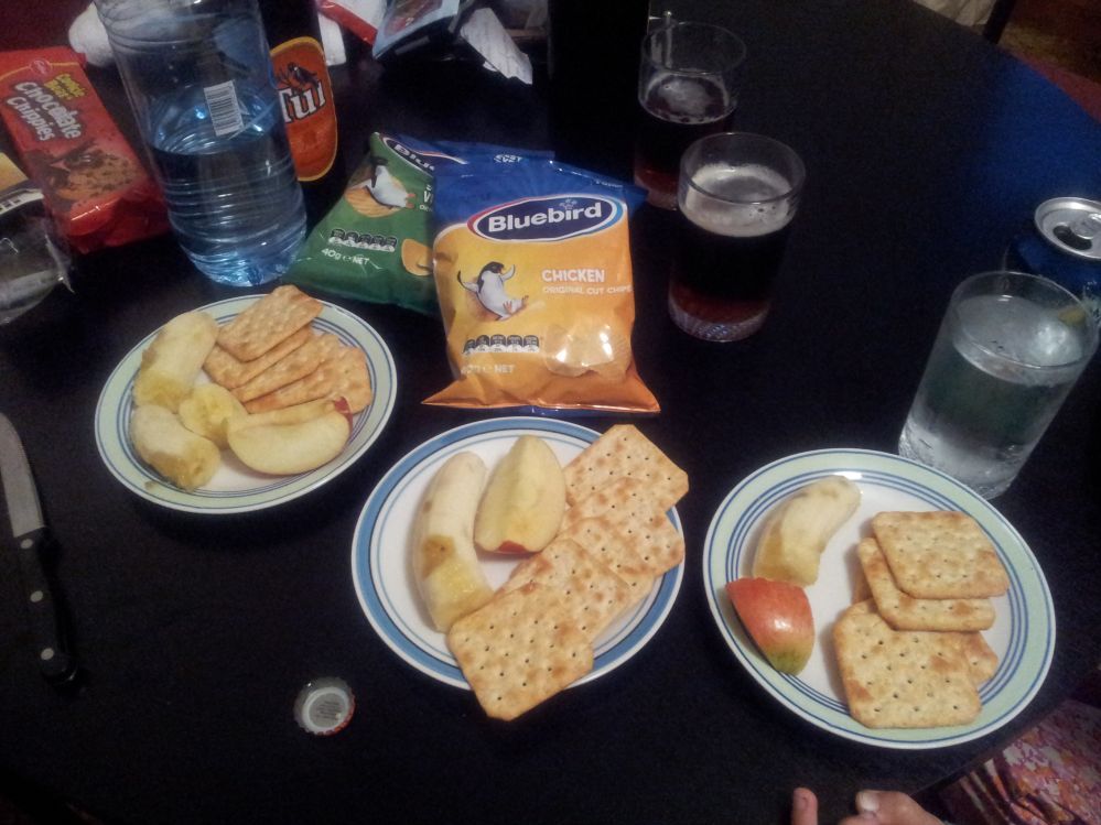 Fernreisen mit Kindern - Improvisiertes Abendessen