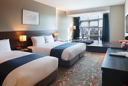 Südkorea for family - Asti Hotel Busan - Schlafzimmer