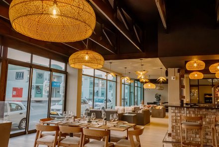 Namibia for family - Beach Hotel Swakopmund - Essensbereich
