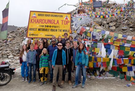 Familienurlaub Ladakh - Ladakh Teens on Tour - Khardungla Top