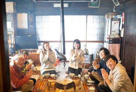 Japan for family - Miyama - Gemeinsames Essen