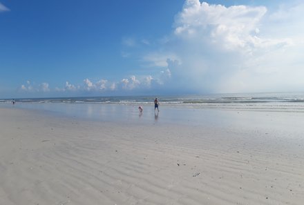Florida Rundreise mit Kindern - Florida for family individuell - weitläufiger Strand