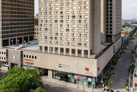 Ostkanada for family - Ostkanada Familienreise mit Kindern - Hyatt Place Montréal Downtown - Gebäude