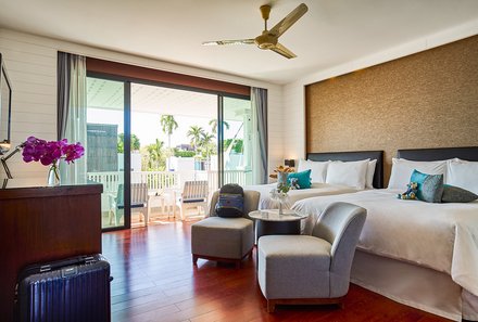 Thailand Familienreise mit Kindern - Thailand for family individuell - Loligo Resort Hua Hin - Zweibettzimmer