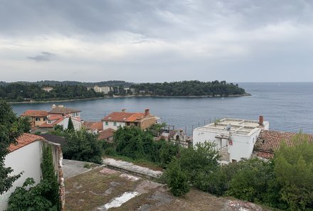 Kroatien Urlaub mit Kindern - Kroatien mit Kindern - Rovinj Ausblick auf die Küste