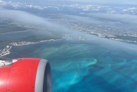 Familienreise Mexiko - Mexiko for family - Abflug Cancun