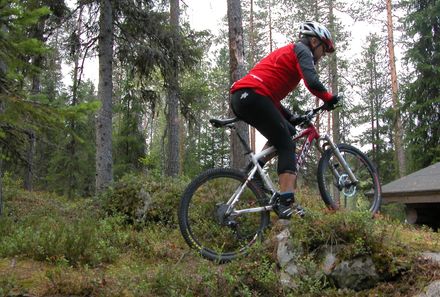 Finnland Familiyreise - Finnland Family & Teens individuell - Mountainbiketour
