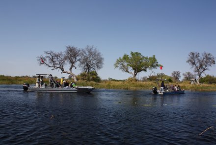 Namibia & Botswana mit Jugendlichen - Namibia & Botswana Family & Teens - Bootssafari auf dem Okavango Fluss