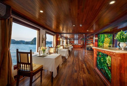 Vietnam for family individuell - Indochina Sails Ha Long Bay - Essensbereich