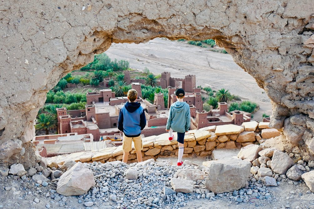 Marokko for family individuell - Erfahrungen mit Kindern in Marokko - Kinder in Ait Ben Haddou