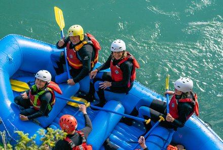 Norwegen Familienreise - Norwegen for family - Rafting von oben