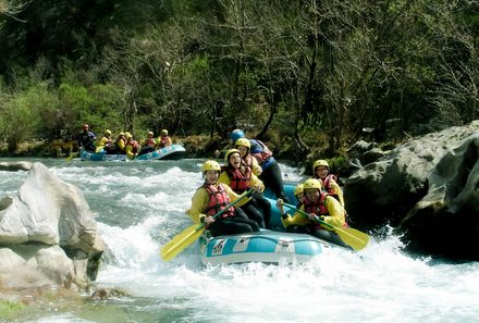 Familienreisen Griechenland - Raftingtour