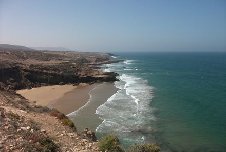 Marokko mit Kindern - Küste Sidi Kabuki