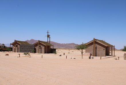 Namibia mit Kindern - Namibia for family - Desert Camp Häuser