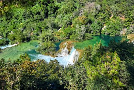 Kroatien Familienurlaub - Kroatien for family - Wasserfall 